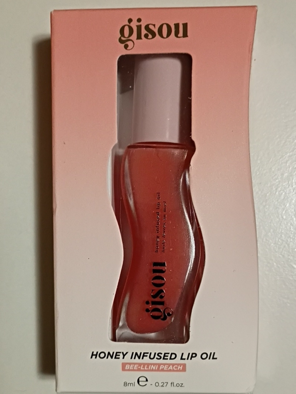 Gisou Honey Infused Lip Oil In Bee-llini Peach